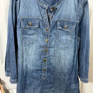 GAP Dark Blue Denim Shirt